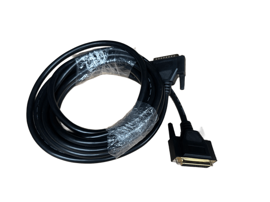 5m DB25 ILDA extension cable - Black, Shielded, Gold plated connectors